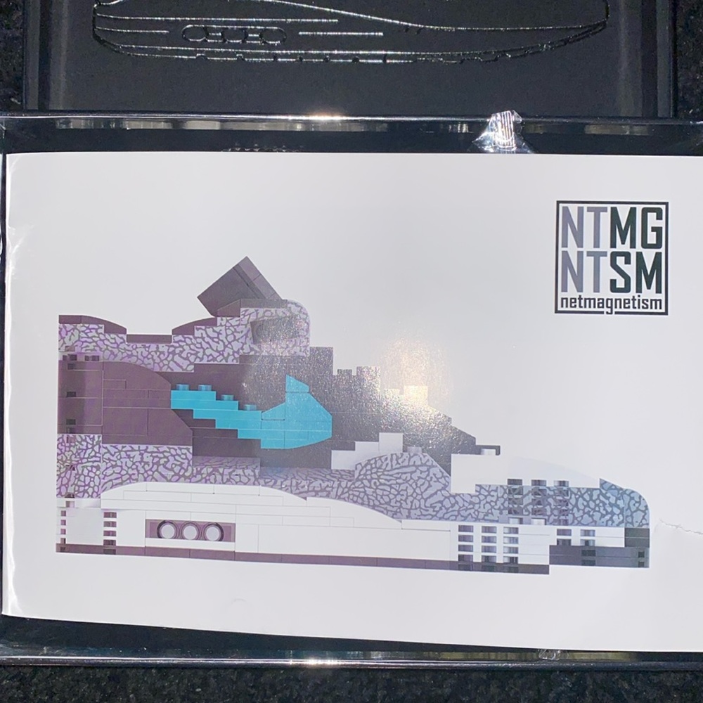NTMG NTSM (netmagnatism) unofficial Lego shoe set.